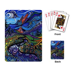 Psychedelic Landscape Playing Cards Single Design (Rectangle)