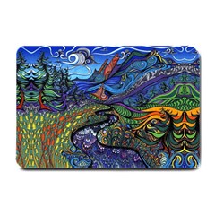 Psychedelic Landscape Small Doormat