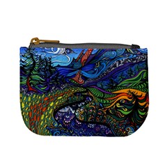 Psychedelic Landscape Mini Coin Purse