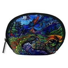 Psychedelic Landscape Accessory Pouch (Medium)