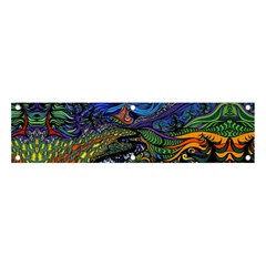 Psychedelic Landscape Banner and Sign 4  x 1 