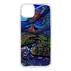 Psychedelic Landscape iPhone 14 Plus TPU UV Print Case