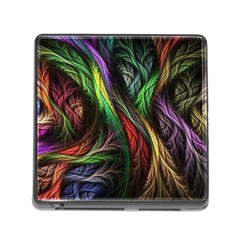 Abstract Psychedelic Memory Card Reader (square 5 Slot)