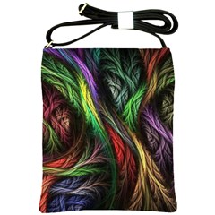 Abstract Psychedelic Shoulder Sling Bag