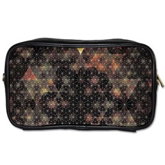 Abstract Psychedelic Geometry Andy Gilmore Sacred Toiletries Bag (two Sides)