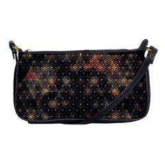 Abstract Psychedelic Geometry Andy Gilmore Sacred Shoulder Clutch Bag