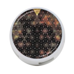 Abstract Psychedelic Geometry Andy Gilmore Sacred 4-port Usb Hub (one Side)