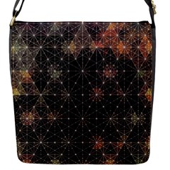 Abstract Psychedelic Geometry Andy Gilmore Sacred Flap Closure Messenger Bag (s) by Sarkoni