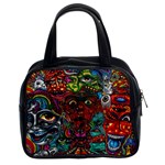 Somewhere Near Oblivion Nightmares Acid Colors Psychedelic Classic Handbag (Two Sides) Front