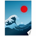 Minimalism Great Wave Off Kanagawa Canvas 36  x 48  35.26 x46.15  Canvas - 1