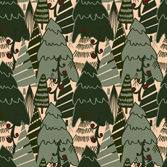 Christmas Vector Seamless Tree Pattern Play Mat (rectangle) by Sarkoni