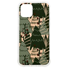 Christmas Vector Seamless Tree Pattern Iphone 12/12 Pro Tpu Uv Print Case by Sarkoni