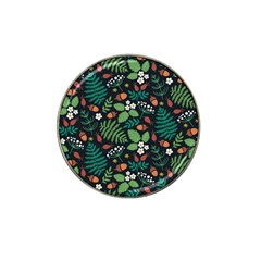 Pattern Forest Leaf Flower Motif Hat Clip Ball Marker