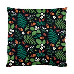 Pattern Forest Leaf Flower Motif Standard Cushion Case (one Side)