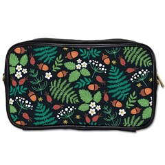 Pattern Forest Leaf Flower Motif Toiletries Bag (one Side)