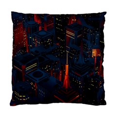 Architecture City Pixel Art Standard Cushion Case (two Sides)