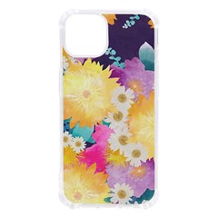 Watercolors Flowers Iphone 13 Tpu Uv Print Case by LalyLauraFLM