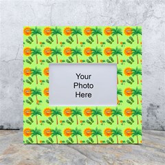 Summer Fun Pattern White Box Photo Frame 4  X 6  by LalyLauraFLM