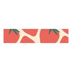 Seamless Strawberry Pattern Vector Velvet Scrunchie by Grandong