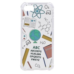 School Subjects And Objects Vector Illustration Seamless Pattern Iphone Se by Grandong