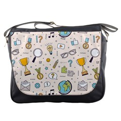 Quiz Backgrounds Ans Seamless Messenger Bag by Grandong