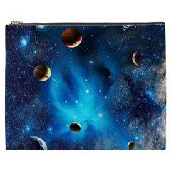 3d Universe Space Star Planet Cosmetic Bag (xxxl) by Grandong