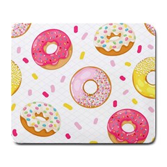 Vector Donut Seamless Pattern Large Mousepad