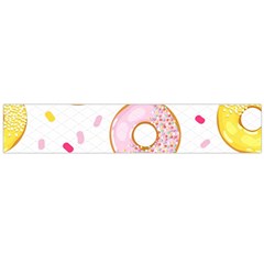 Vector Donut Seamless Pattern Large Premium Plush Fleece Scarf  by Grandong