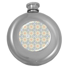 Ornaments Style Pattern Round Hip Flask (5 Oz) by Grandong