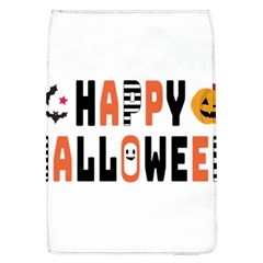 Happy Halloween Slot Text Orange Removable Flap Cover (l)
