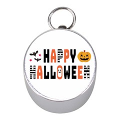 Happy Halloween Slot Text Orange Mini Silver Compasses