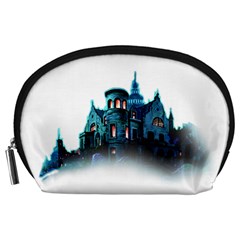 Blue Castle Halloween Horror Haunted House Accessory Pouch (large)