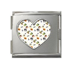 Happy Halloween Vector Images Mega Link Heart Italian Charm (18mm)