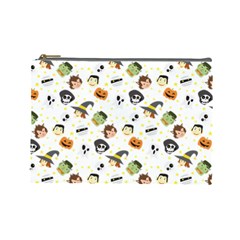 Happy Halloween Vector Images Cosmetic Bag (large)