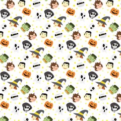 Happy Halloween Vector Images Play Mat (square) by Sarkoni