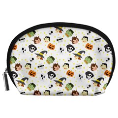 Happy Halloween Vector Images Accessory Pouch (Large)