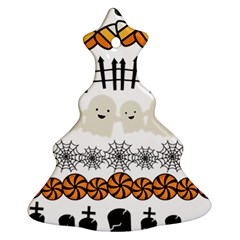 Halloween Holidays Christmas Tree Ornament (two Sides)