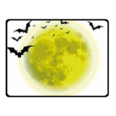 Happy Halloween Two Sides Fleece Blanket (small)