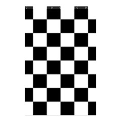 Black White Chess Board Shower Curtain 48  X 72  (small)  by Ndabl3x