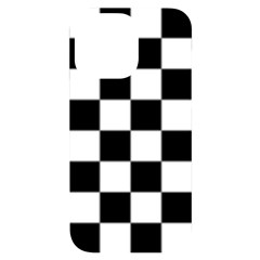 Black White Chess Board Iphone 14 Pro Max Black Uv Print Case by Ndabl3x