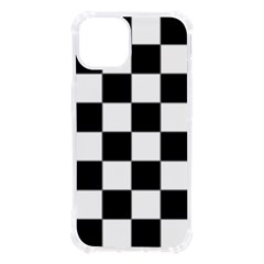 Black White Chess Board Iphone 13 Tpu Uv Print Case by Ndabl3x