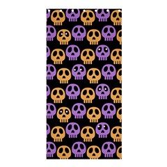 Halloween Skull Pattern Shower Curtain 36  X 72  (stall)  by Ndabl3x