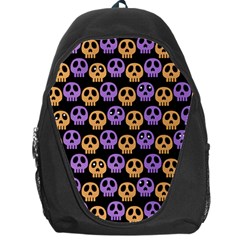 Halloween Skull Pattern Backpack Bag by Ndabl3x