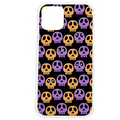 Halloween Skull Pattern Iphone 12 Pro Max Tpu Uv Print Case by Ndabl3x