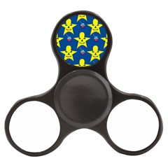 Blue Yellow October 31 Halloween Finger Spinner by Ndabl3x