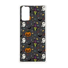 Halloween Bat Pattern Samsung Galaxy Note 20 Tpu Uv Case by Ndabl3x