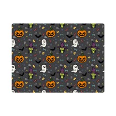 Halloween Bat Pattern Premium Plush Fleece Blanket (mini) by Ndabl3x