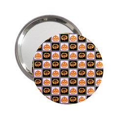 Chess Halloween Pattern 2 25  Handbag Mirrors by Ndabl3x