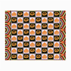 Chess Halloween Pattern Small Glasses Cloth by Ndabl3x