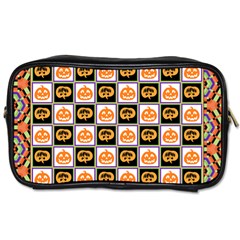 Chess Halloween Pattern Toiletries Bag (two Sides) by Ndabl3x